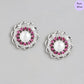 Royal Bloom Rhodium-Plated 925 Sterling Silver Jewelry Set