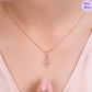 Majestic Muse Rose Gold Plated 925 Sterling Silver Jewellery Set