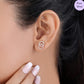 Willow Kiss Linked Rose Gold Plated 925 Silver Jewellery Set