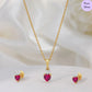 Rose Veil Gold Plated 925 Sterling Silver Jewellery Set