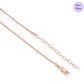 Peacock Glint Rose Gold Plated 925 Sterling Silver Jewellery Set