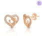 Blush Majesty Rose Gold Plated 925 Sterling Silver Jewelry Set
