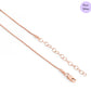 Blush Majesty Rose Gold Plated 925 Sterling Silver Jewelry Set