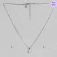 Petal Shine Solitaire Rhodium Plated 925 Silver Jewelry Set