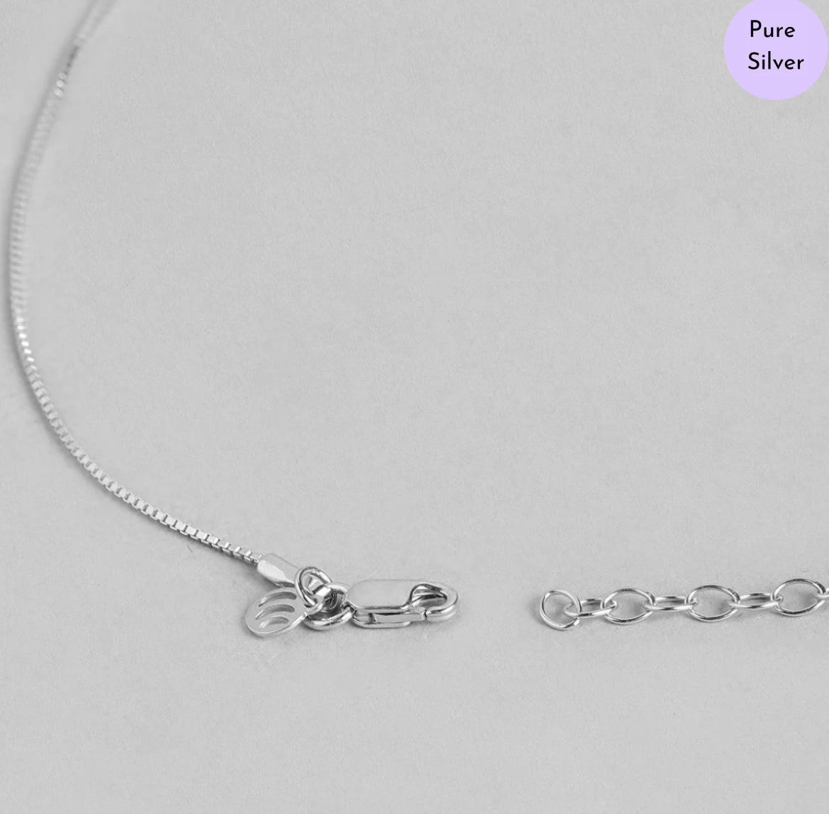 Petal Shine Solitaire Rhodium Plated 925 Silver Jewelry Set