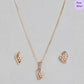 Radiant Tail 925 Sterling Silver Flower Pattern Jewelry Set