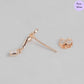Loop of Love Rose Gold Plated 925 Sterling Silver Jewelry Set
