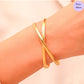 Infinity Knot Gold-Plated 925 Sterling Silver Bracelet with Infinity Pattern