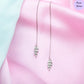 Hanging Charm 925 Silver Earrings
