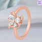 Boundless Shine Rose Gold Plated 925 Sterling Silver Ring