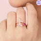 Frosted Leaf Rose Gold Plated 925 Sterling Silver