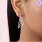 Gleaming Layers Rhodium Plated 925 Sterling Silver Earrings