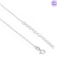 Ethereal Deer  Rhodium Plated 925 Sterling Silver Necklace