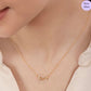 Heart Loop Gold Plated 925 Sterling Silver Necklace