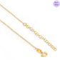 Heart Loop Gold Plated 925 Sterling Silver Necklace