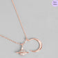 Selene & Titan Rose Gold Plated 925 Sterling Silver Necklace