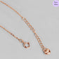 Selene & Titan Rose Gold Plated 925 Sterling Silver Necklace