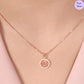 Dreamwing Rose Gold Plated 925 Sterling Silver Pendant