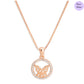 Dreamwing Rose Gold Plated 925 Sterling Silver Pendant