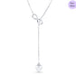Infinite Love 925 Sterling Silver Rhodium Plated Necklace