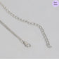 Twin Gleam Chain Rhodium Plated 925 Sterling Silver Necklace