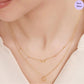 LuxeHeart Gold Plated 925 Sterling Silver Necklace