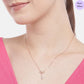 Twinkle Bow Rose-Gold 925 Sterling Silver Necklace
