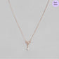 Twinkle Bow Rose-Gold 925 Sterling Silver Necklace