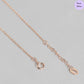 Twinkle Bow Rose-Gold 925 Sterling Silver Necklace