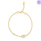 Heartlet Gold Plated 925 Sterling Silver Bracelet
