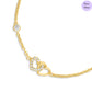 Heartlet Gold Plated 925 Sterling Silver Bracelet