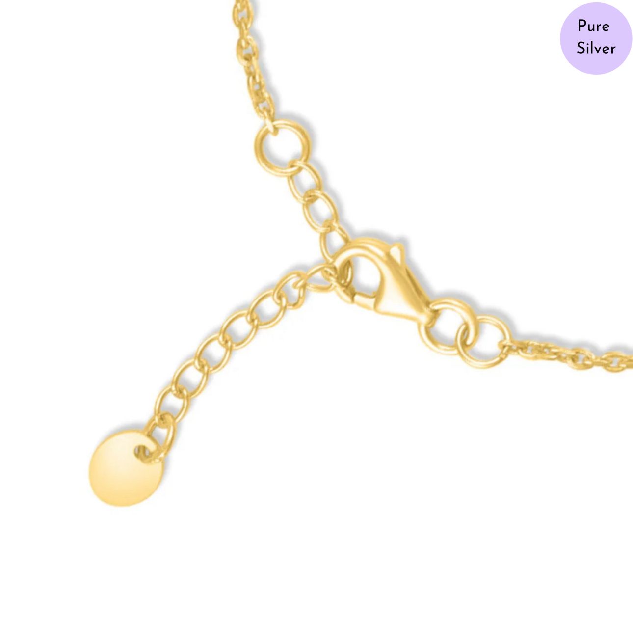 Heartlet Gold Plated 925 Sterling Silver Bracelet