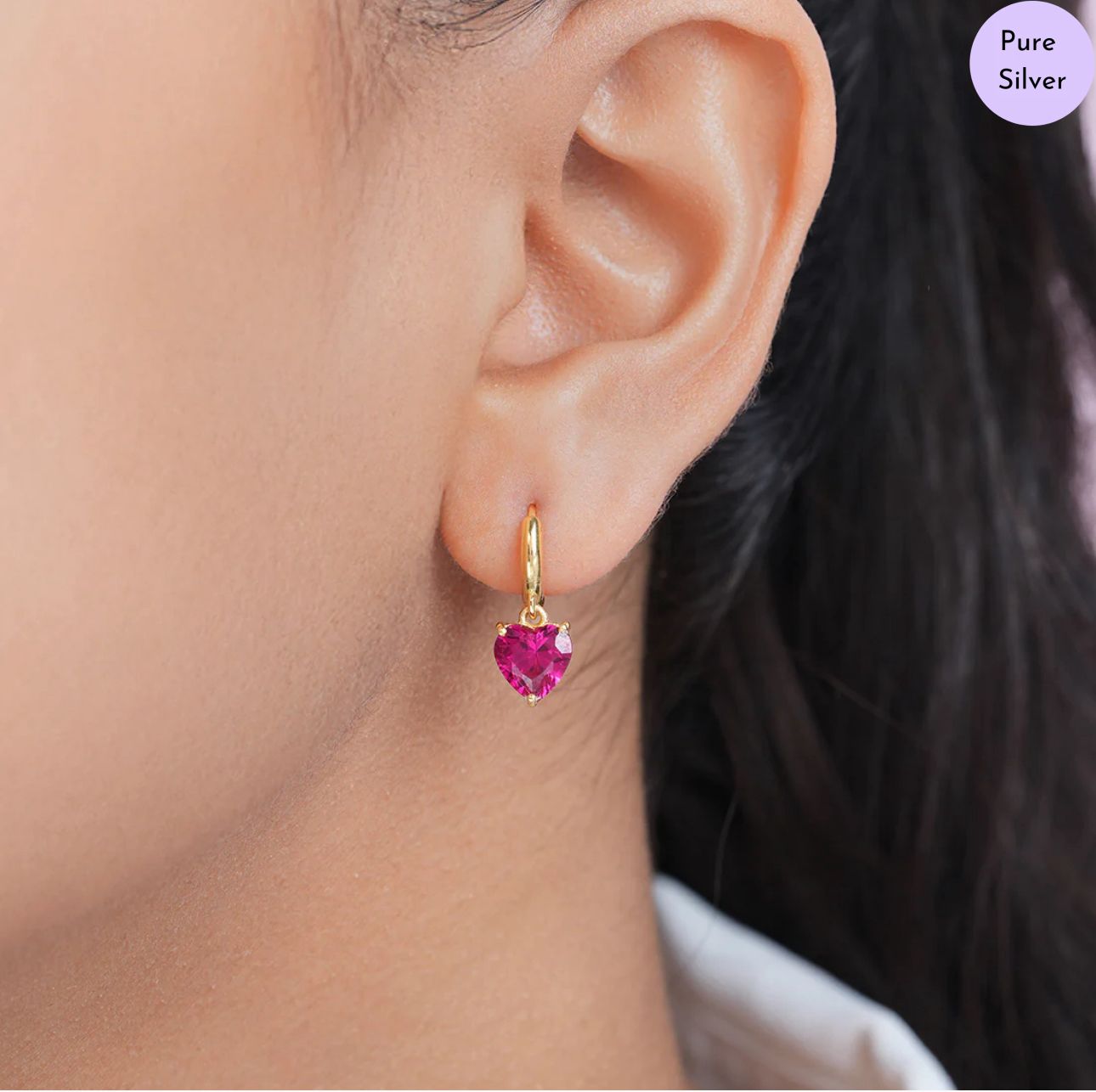 Lovelle Gold Plated 925 Sterling Silver Drop Earrings