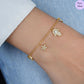 Charmsy Gold Plated 925 Sterling Silver Bracelet