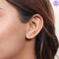 Aureafly Rose Gold Plated 925 Sterling Silver Stud Earrings