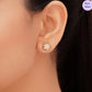 Rosina  Gold Plated 925 Sterling Silver Earrings