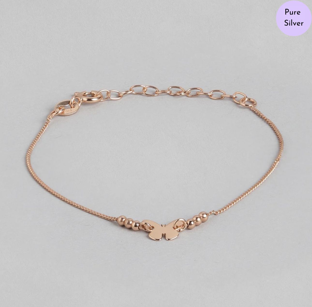 Floriah Rose Gold-Plated 925 Sterling Silver Bracelet