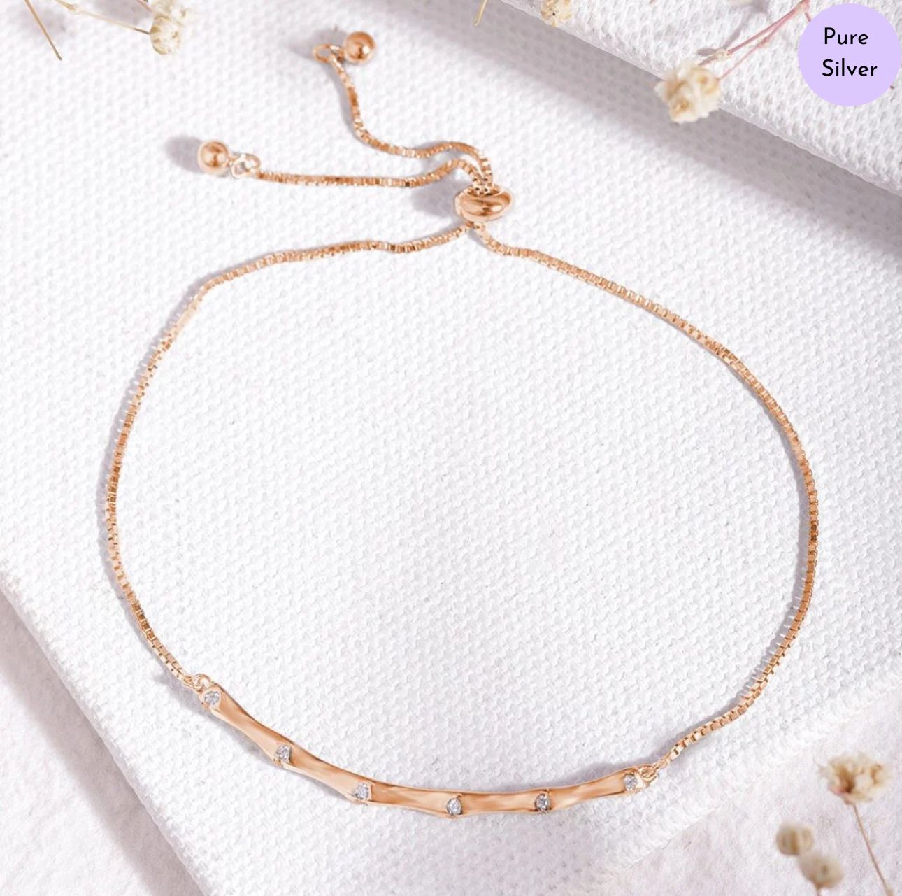 Bamlin 925 Rose Gold Bracelet
