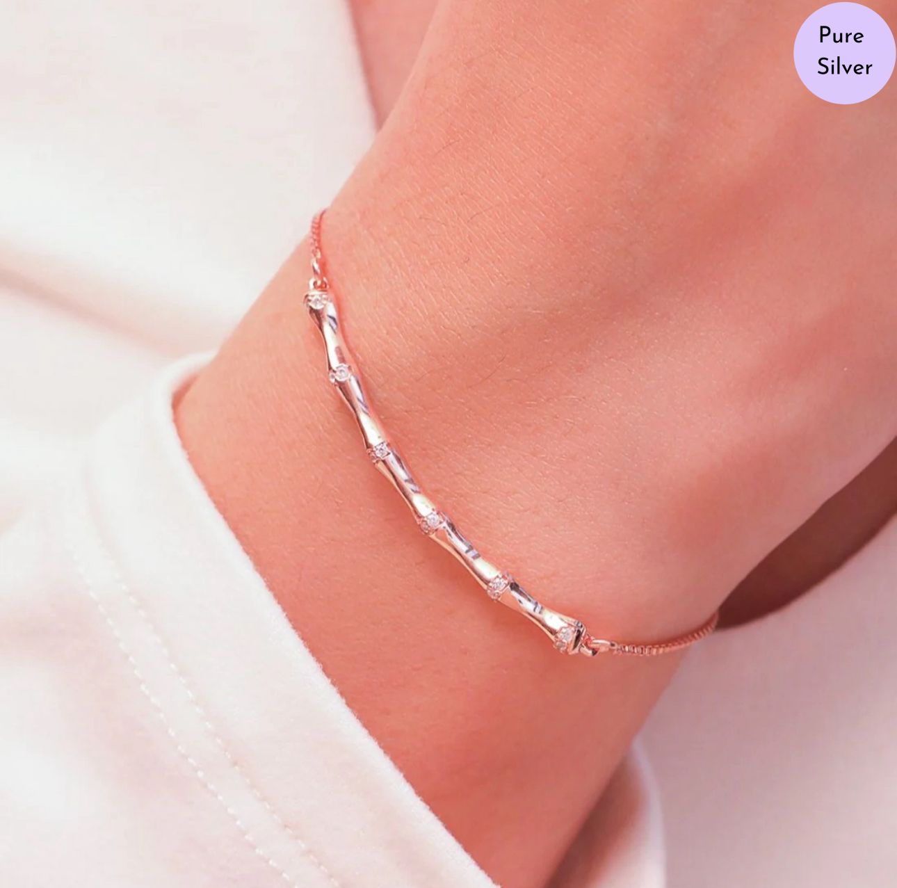 Bamlin 925 Rose Gold Bracelet