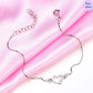 Infinique Love Rhodium-Plated 925 Sterling Silver Bracelet