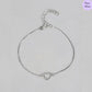 Infinique Love Rhodium-Plated 925 Sterling Silver Bracelet