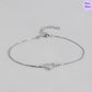 Infinique Love Rhodium-Plated 925 Sterling Silver Bracelet