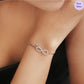Infivya  Rhodium Plated 925 Sterling Silver Bracelet