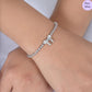 Bowselle Rhodium Plated 925 Sterling Silver Bracelet