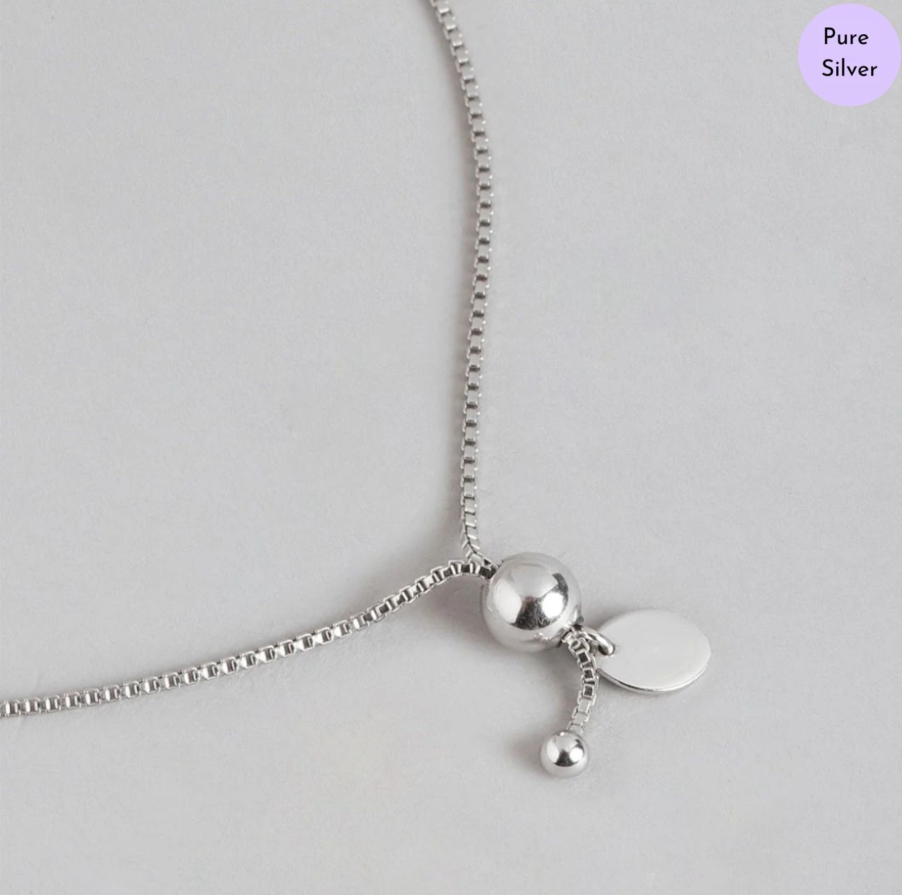 Leafinity Grace Rhodium-Plated 925 Sterling Silver Bracelet