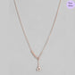 Stella nova Rose Gold Plated 925 Sterling Silver Star Necklace