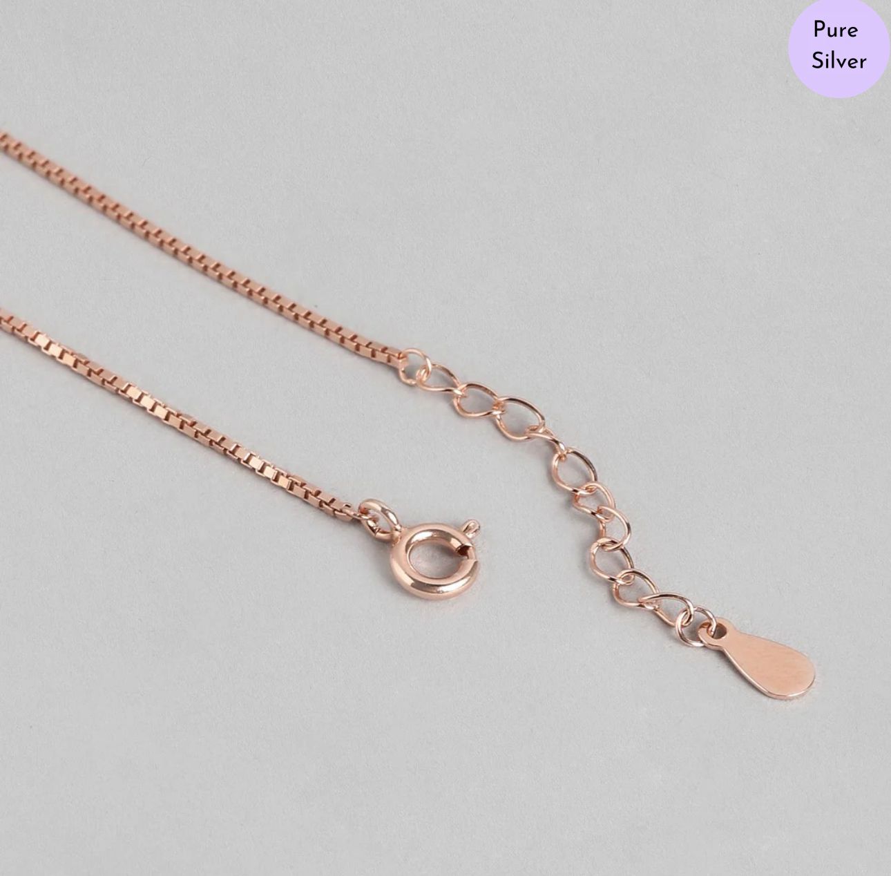 Stella nova Rose Gold Plated 925 Sterling Silver Star Necklace