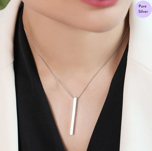 Rectique  Radiance Rhodium-Plated 925 Sterling Silver Necklace