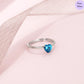 Bluette Rhodium Plated 925 Sterling Silver Ring