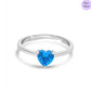 Bluette Rhodium Plated 925 Sterling Silver Ring